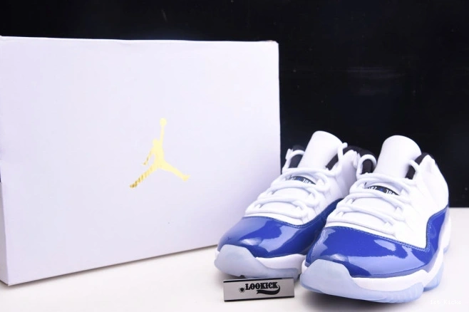 1st Kicks Retro Jordan Low AH7860- White Concord 677 Air ModernLook 11 1115